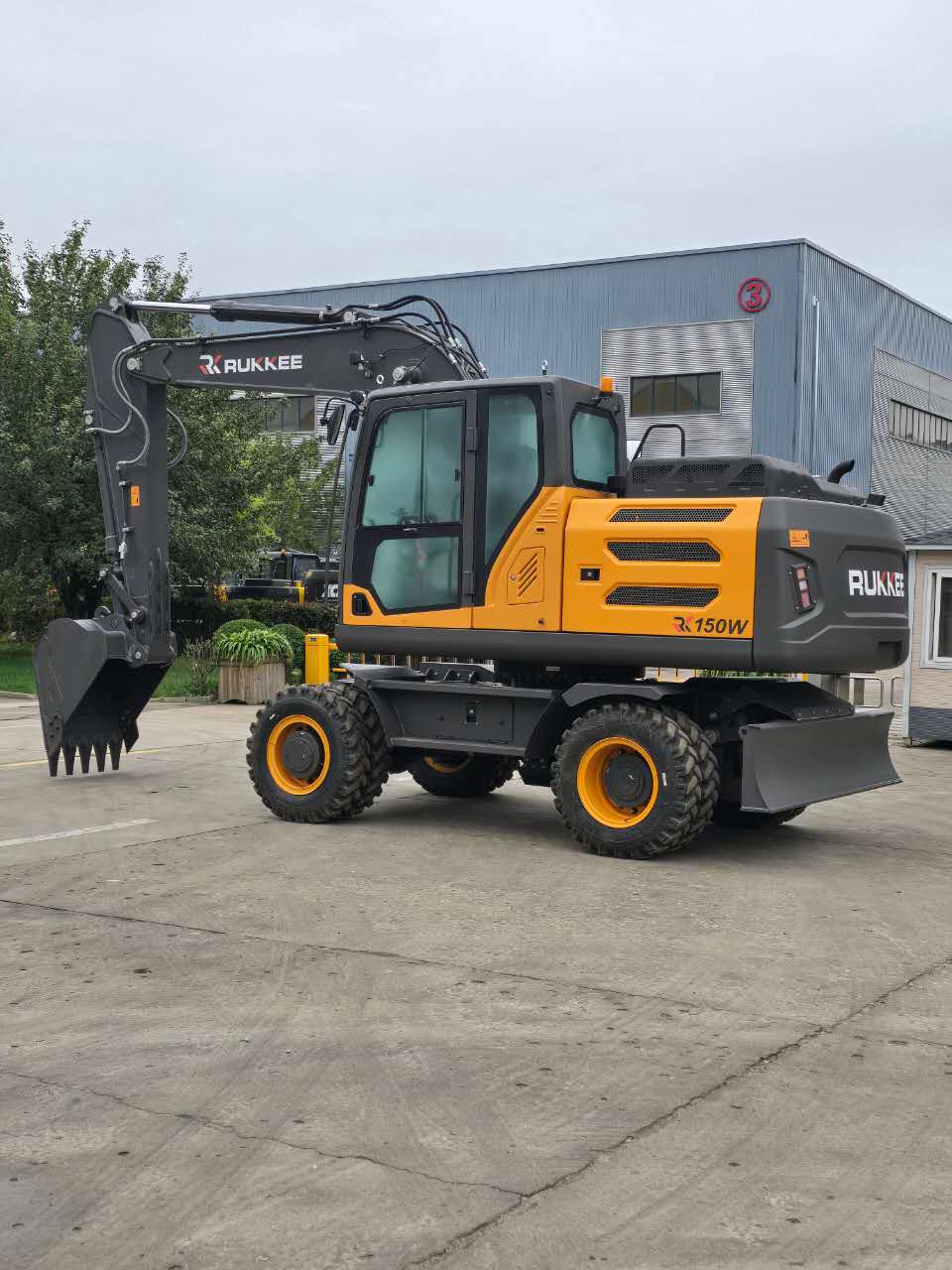 RK150WG wheel excavator