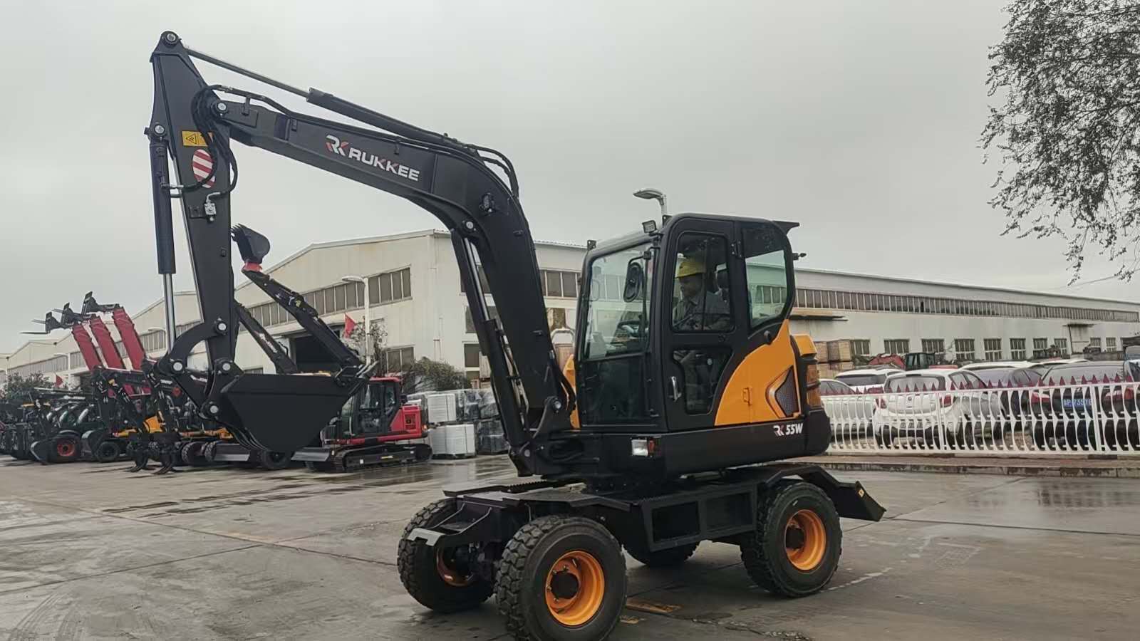 RK65W wheel excavator